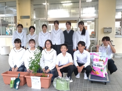 ４北中生徒会の皆さんと